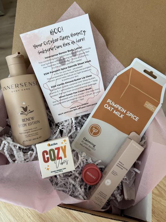 Clean Beauty Subscription Box - OCTOBER