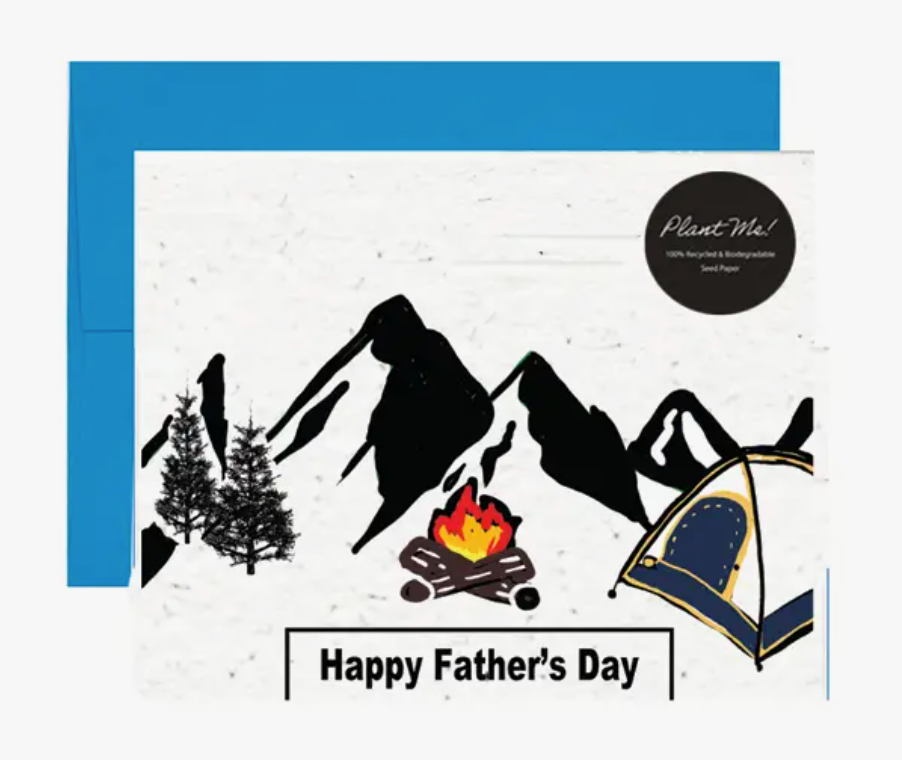 Seed Paper Plantable Greeting Card - Happy Father's Day