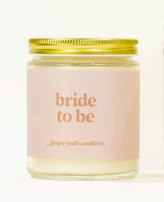 Ginger June Bride To Be Candle - Vanilla Oak