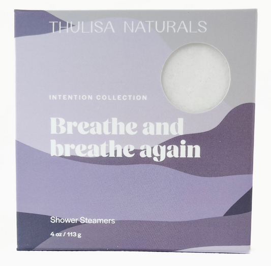 Thulisa Naturals- Shower Steamer 4 pack- Breathe and Breathe Again