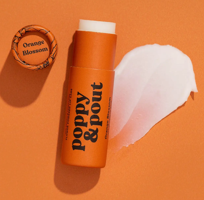 Poppy & Pout Lip Balm - Orange Blossom