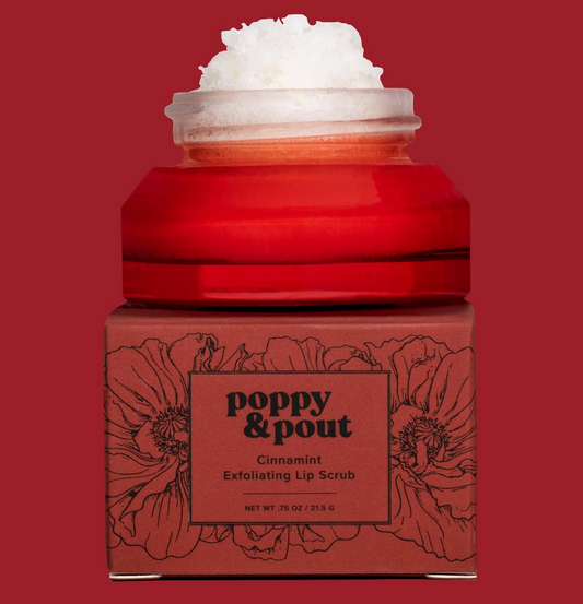 Poppy & Pout Lip Scrub- Cinnamint