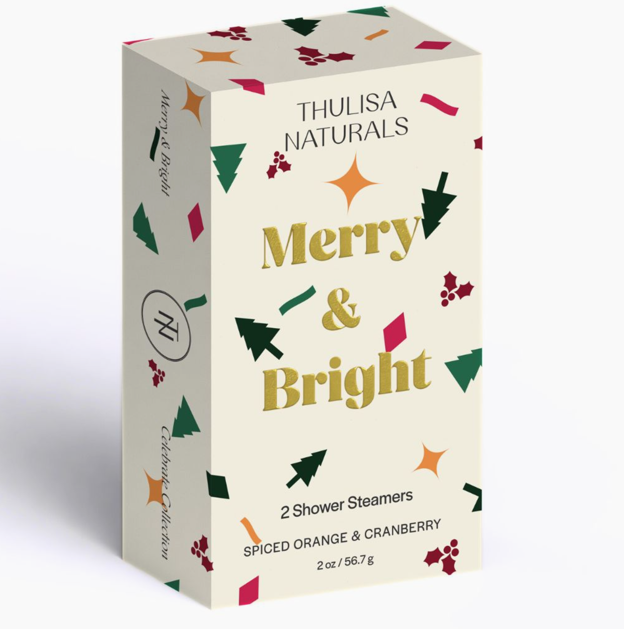 Thulisa Naturals Holiday Shower Steamers - Merry & Bright