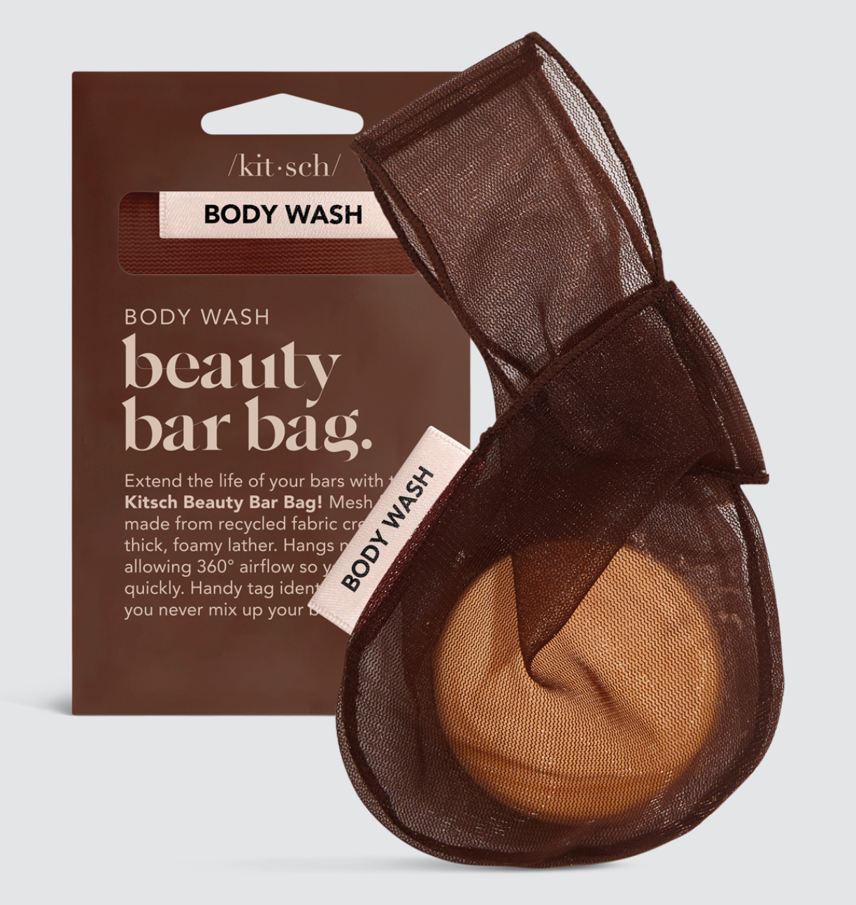 Kitsch Body Wash Beauty Bar Bag - Chocolate