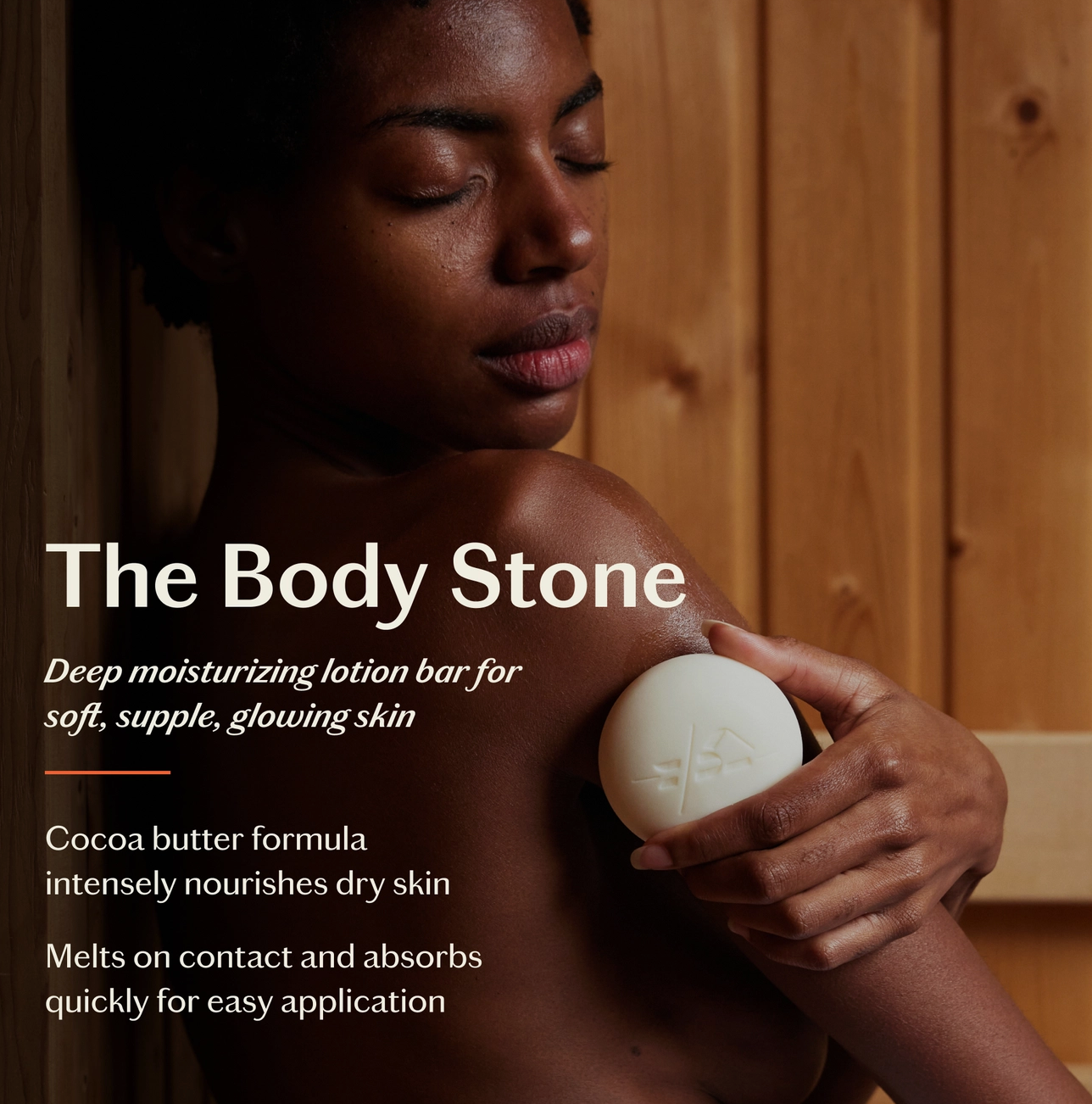 Kate McLeod Grounding Stone | Deep Moisturizing Lotion Bar