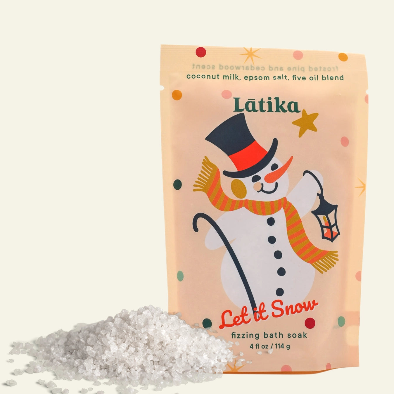 Latika Christmas Snowman Fizzing Bath Soak